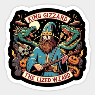 king gizzard and the lizard wizard Sticker